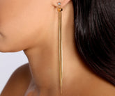 Boucles d'oreilles à franges en métal